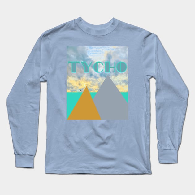 TYCHO Brahe impact crater Long Sleeve T-Shirt by Noah Monroe